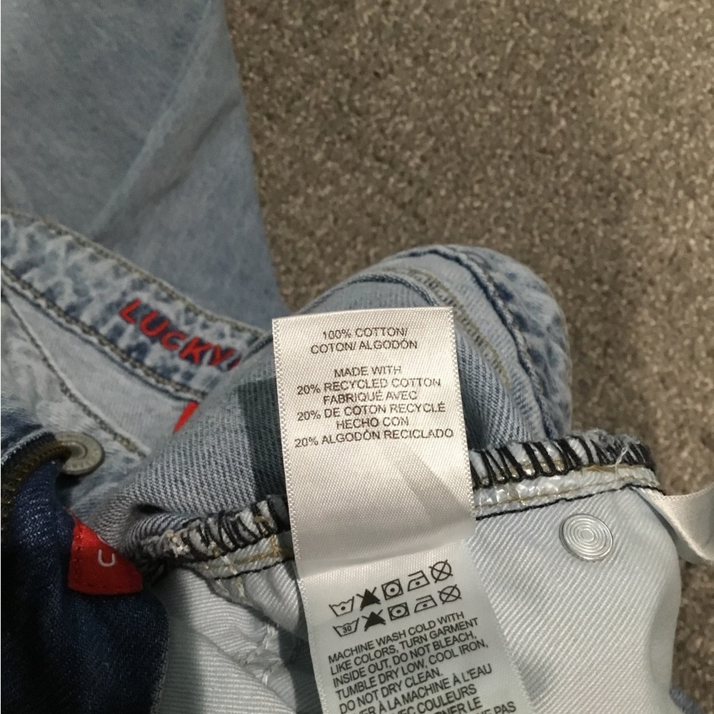 Lucky brand pleated palazzo wide leg jeans - Picture 12 of 16
